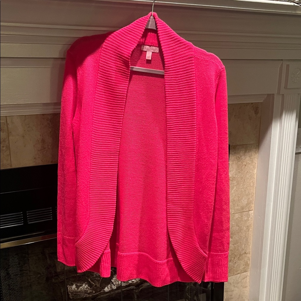 Lilly Pulitzer Vibrant Pink Cardigan